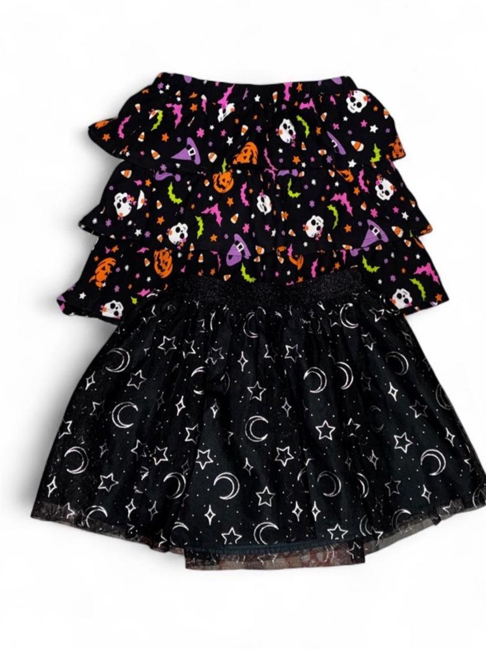 2 Halloween Skirts size 7/8